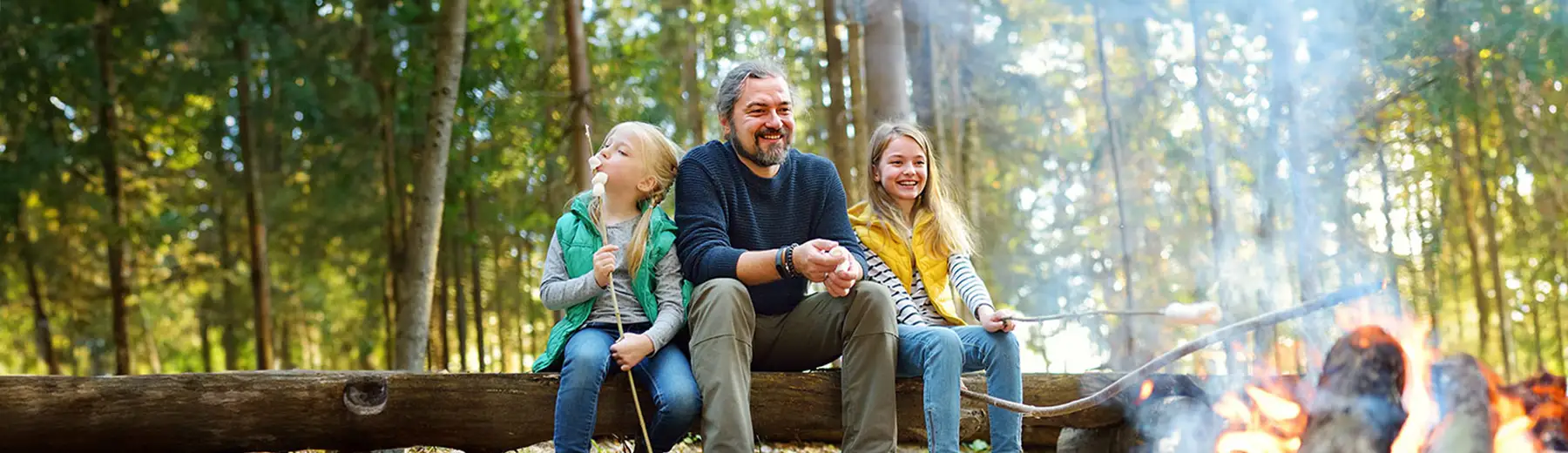Une famille en vacances en Hiver